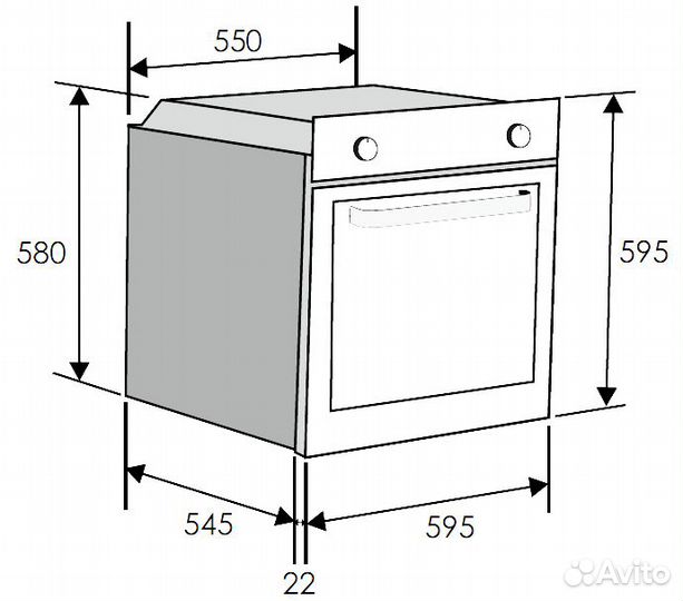 Электрический духовой шкаф Candy