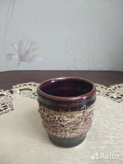 Бутылка керамическая с 6 рюмками