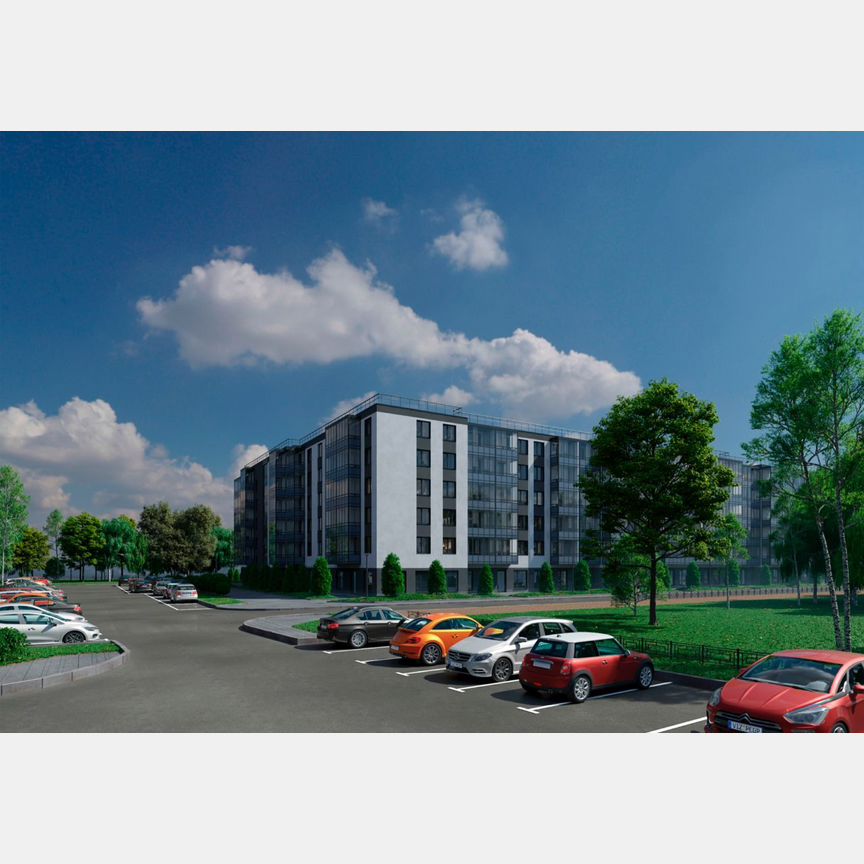 Квартира-студия, 25,4 м², 2/6 эт.