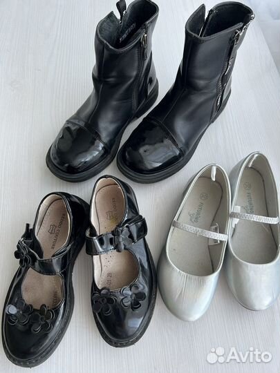 Туфли школьные, ботинки для девочки 29,30,32
