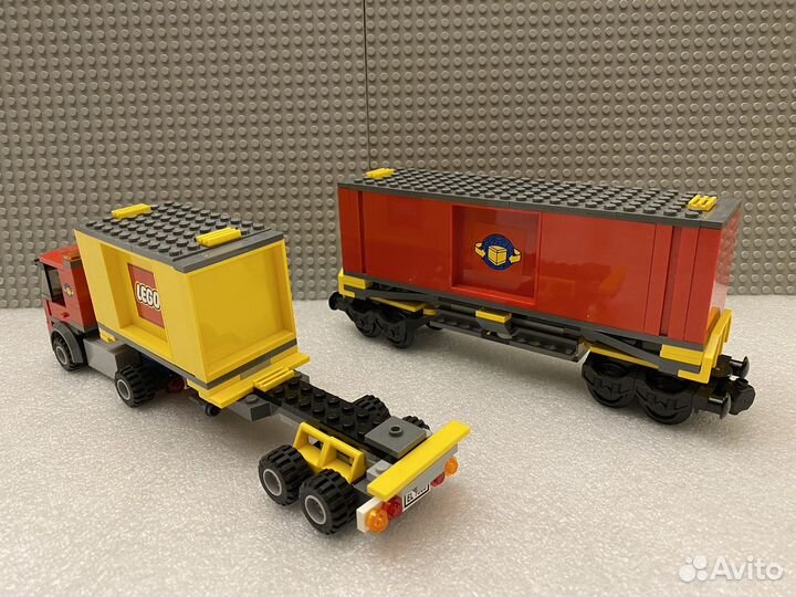 Lego City 7939 Товарный поезд