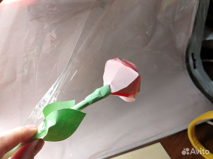 Розочки из бумаги