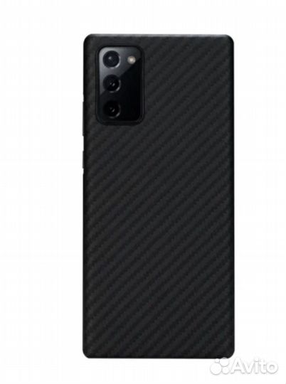 Чехол Pitaka Samsung Note 20, чёрно/серый