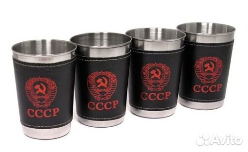 Набор рюмок с гербом в чехле 75мл