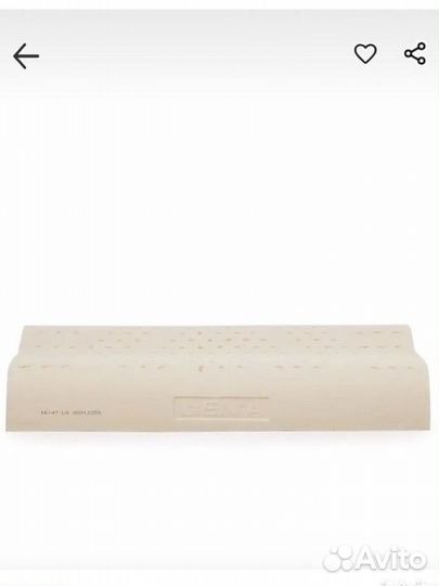 Подушка 100%латекс 2-5 лет