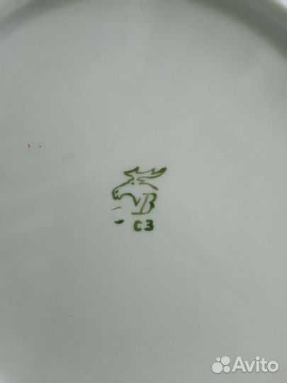 Тарелка винтаж Вербилки