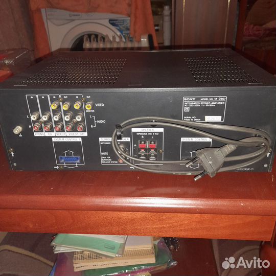 Усилитель Sony TA-D607