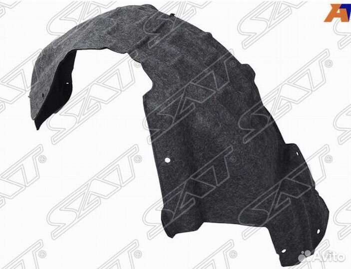 Подкрылок Форд Фокус 3, задний, матерчатый