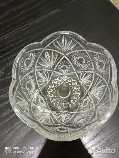 Хрустальные вазочки СССР