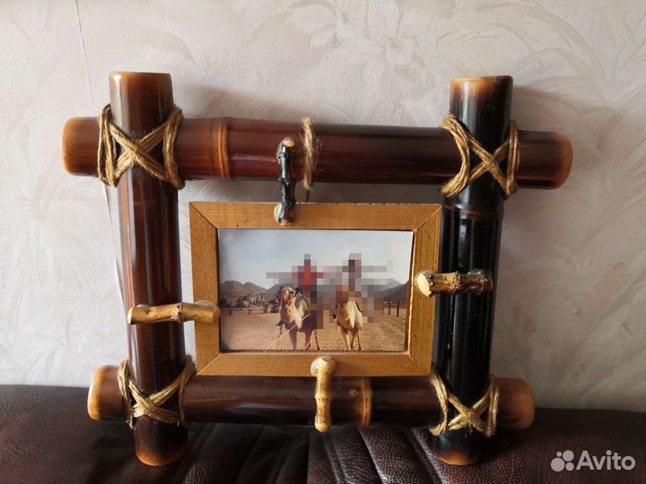 Фоторамка из бамбука