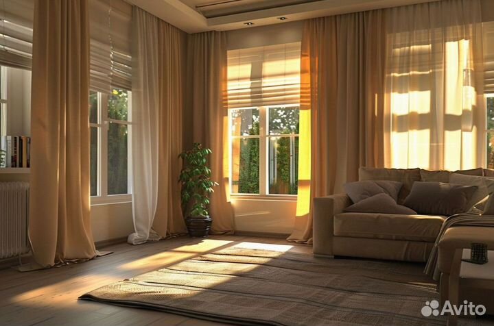 Римские шторы для окна