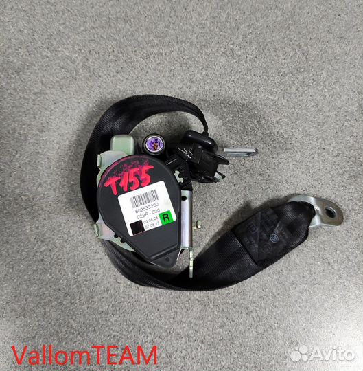 Лот T155 Ремень безопасности задний правый VW Toua