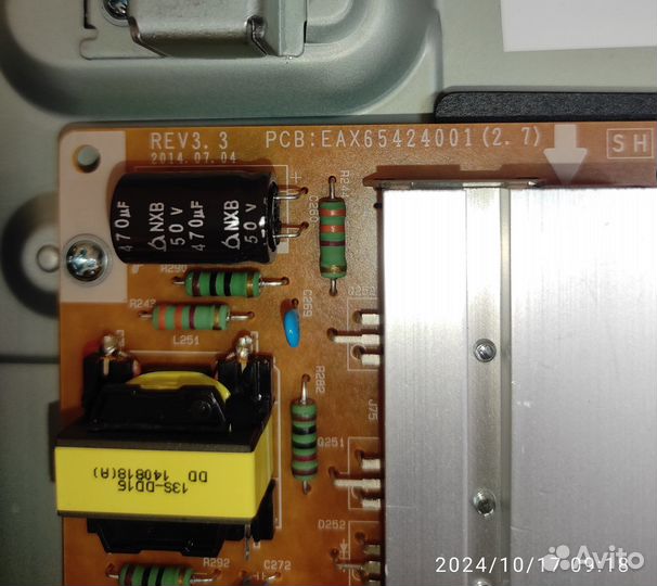 PCB EAX65424001 (2. 7) от LG 42LB673V