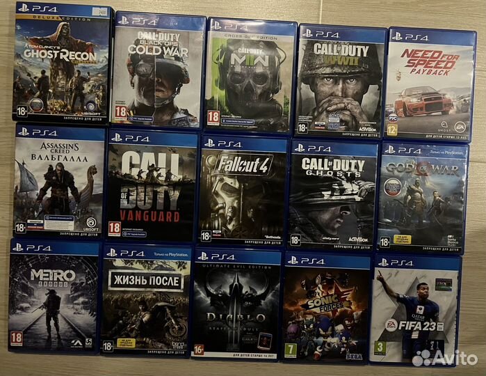 Игры на Sony playstation 4