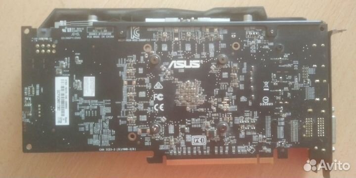 Видеокарта asus strix RX470 4GB