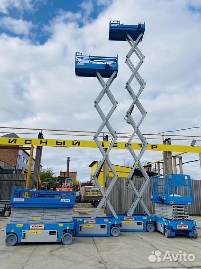 Аренда ножничных подъемников 8-16 м электрических