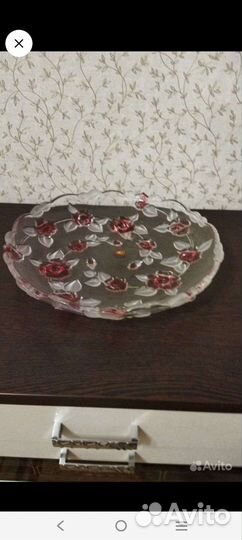 Ваза хрустальная