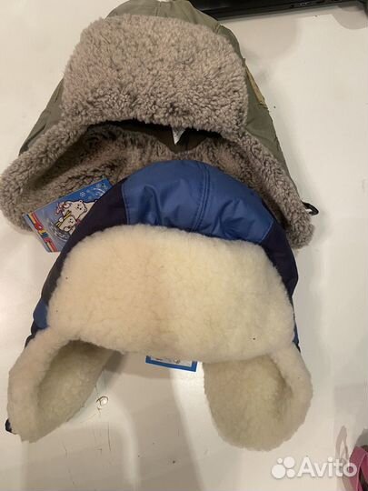 Зимняя шапка ушанка для мальчика р. 54 olle