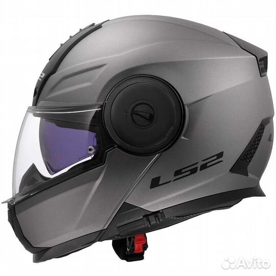 Modular Motorcycle Мотошлем P/J LS2 FF902 scope II solid Matt Titanium
