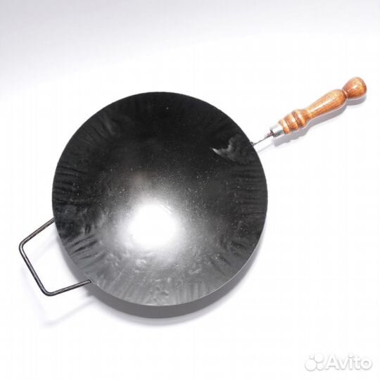 Вок вороненый 31,5 см. (1,5 мм)