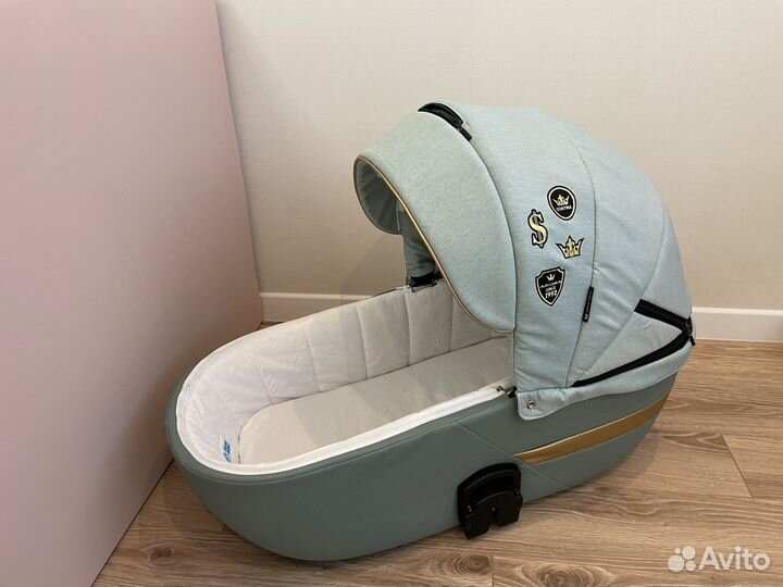 Коляска Adamex Cortina Special Edition 3 в 1. Мятн