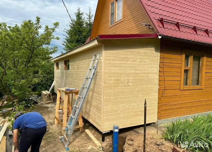 Пристройка к дому - веранды, террасы