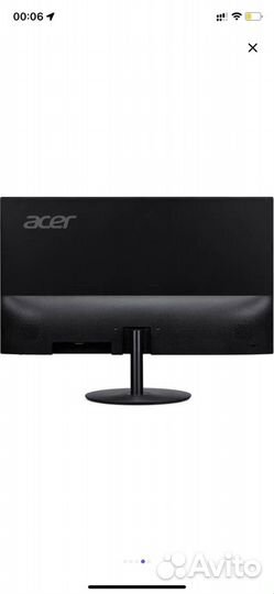 Новый монитор Acer 23,8 FullHD 100GHz IPS