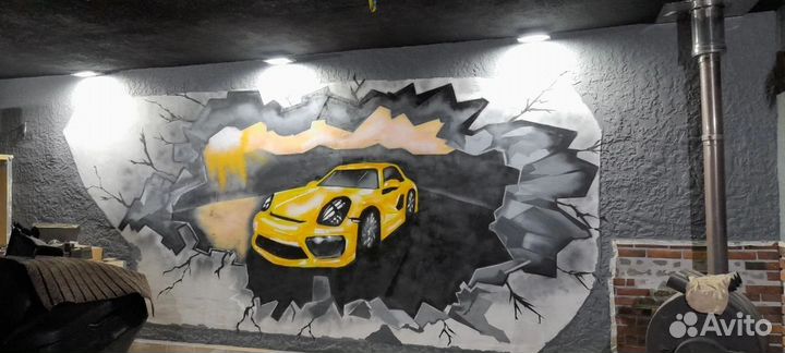 Граффити оформление помещения и стен
