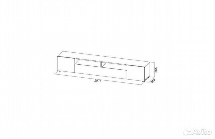 Подвесная тумба под тв «Токио»