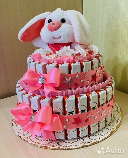 Букет/торт из киндер-сладостей