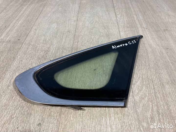 Форточка задняя правая Nissan Almera G15