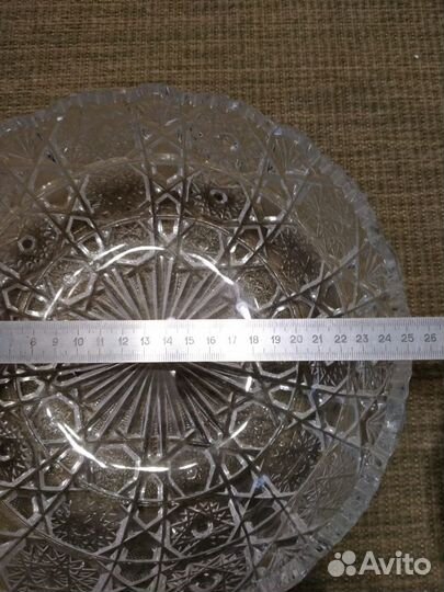 Хрустальная ваза большая