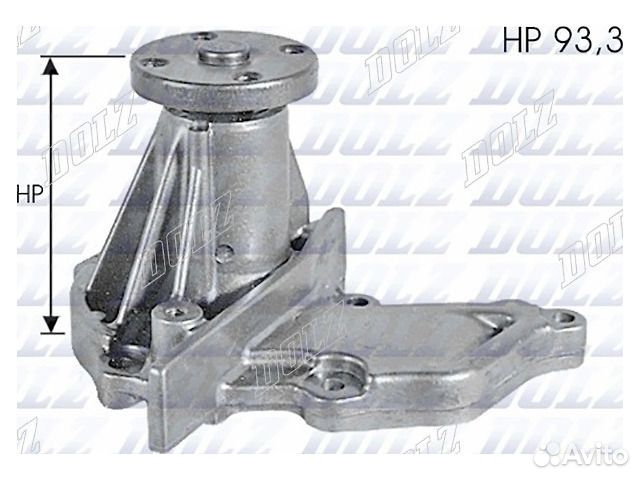 Насос водяной (помпа) 1.4/1.6 бензин Focus Fiesta