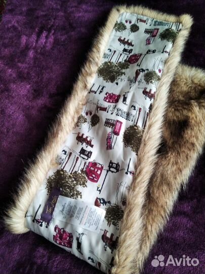 Воротник съемный меховой