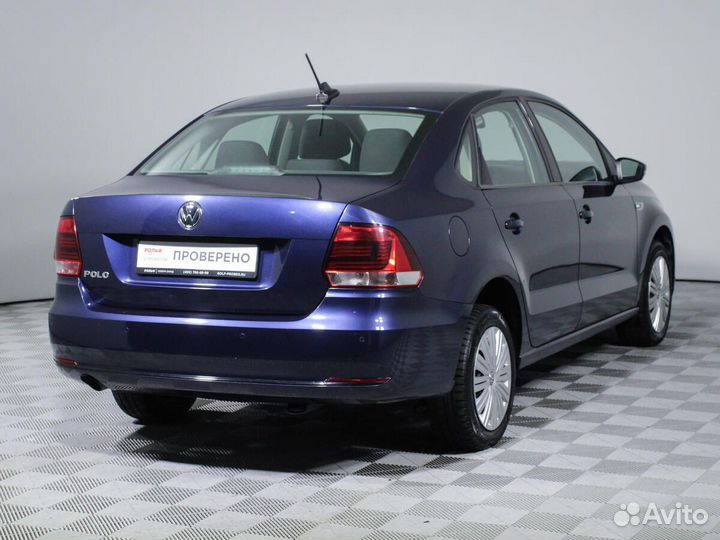 Volkswagen Polo 1.6 AT, 2017, 117 631 км
