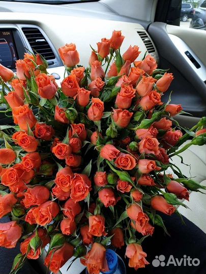 Цветы розы букет