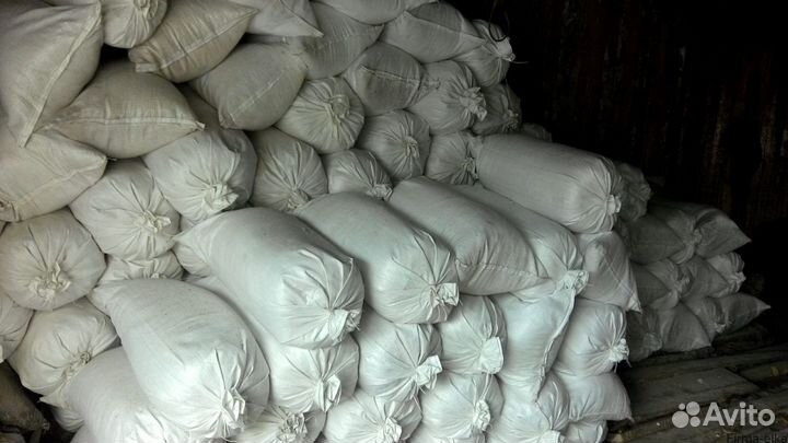 Опилки в мешках. Светлые. Сухие