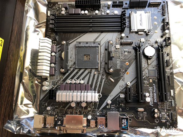 Материнская плата ASRock B450M Pro4-F купить в Москве | Электроника | Авито