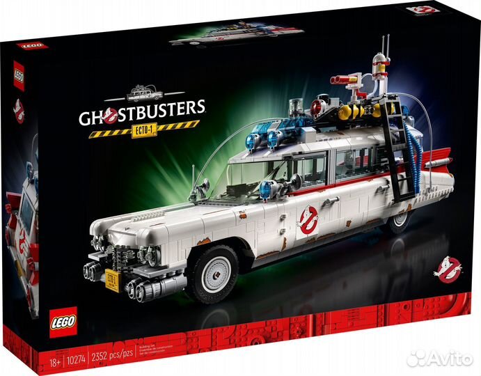 Новый Lego 10274 Ghostbusters Ecto-1