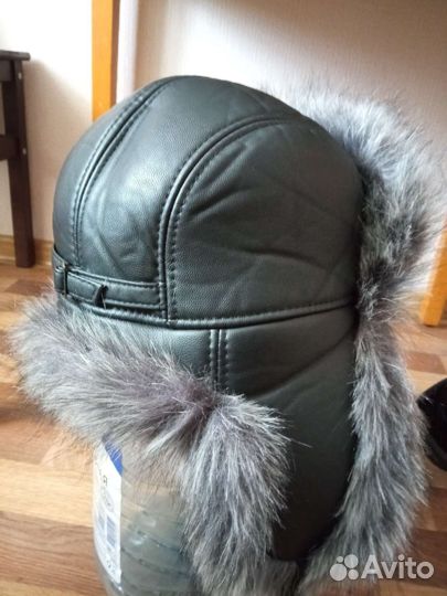 Шапка ушанка меховая мужская