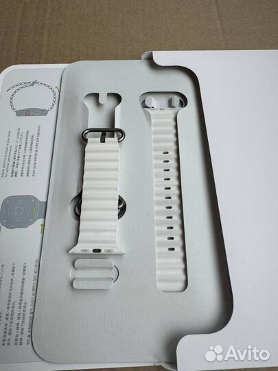 Apple Watch Ultra Оригинальный Ремешок White Ocean