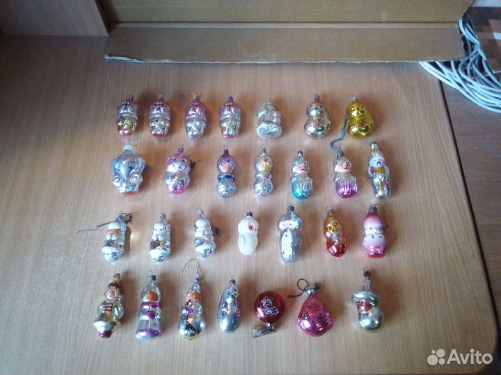 Ёлочные игрушки СССР фигурки