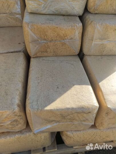 Опилки Стружка сухая упакованная пресованная