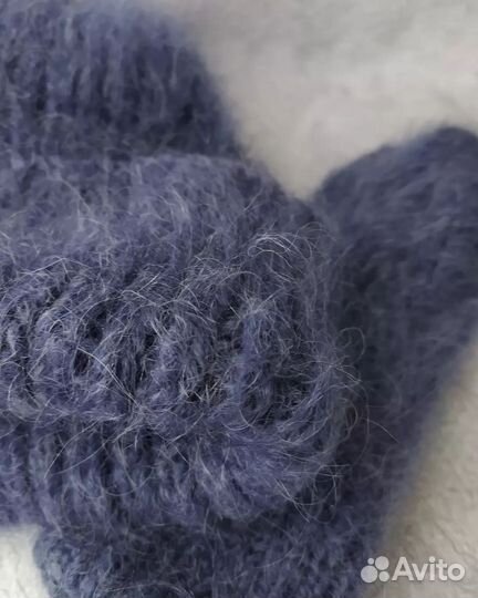 Зимний комплект шапка- варежки