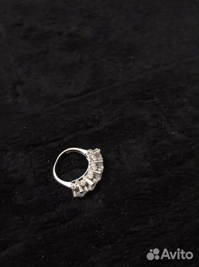 Серебряное кольцо корона