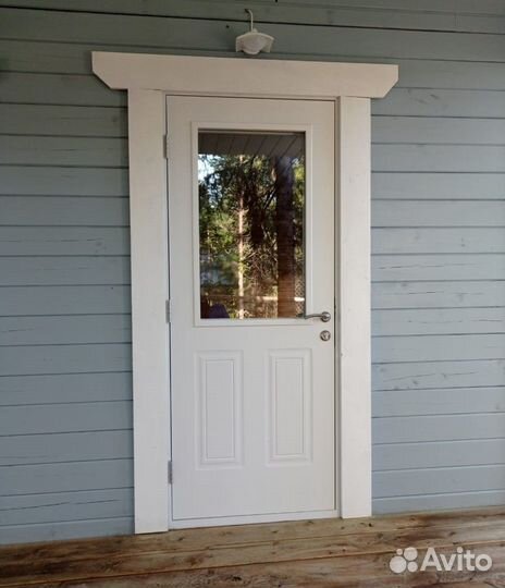 Дверь входная деревянная утеплённая. Север-М33