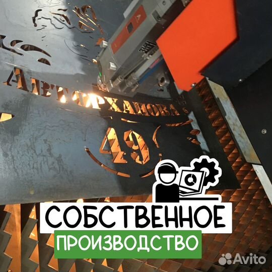 Табличка адресная/декор дома из металла