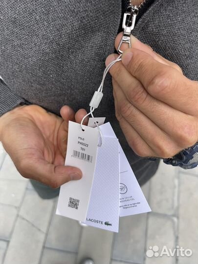 Джемпер Lacoste серый