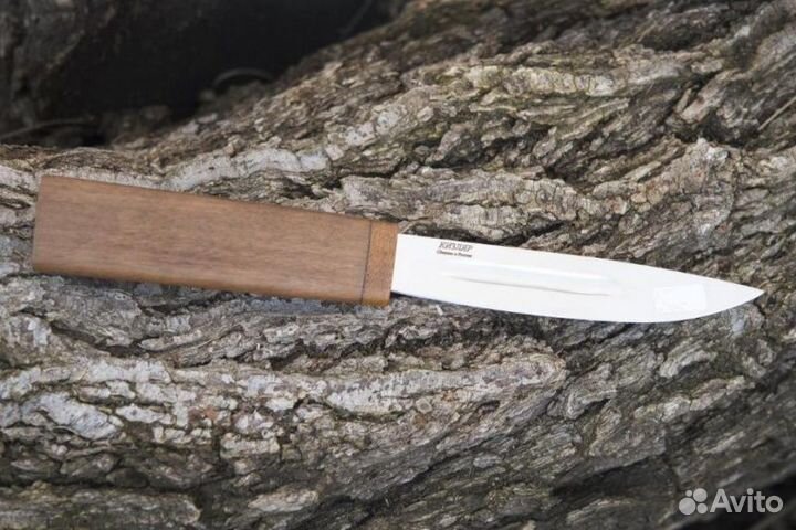 Нож разделочный Якутский дерево орех Кизляр