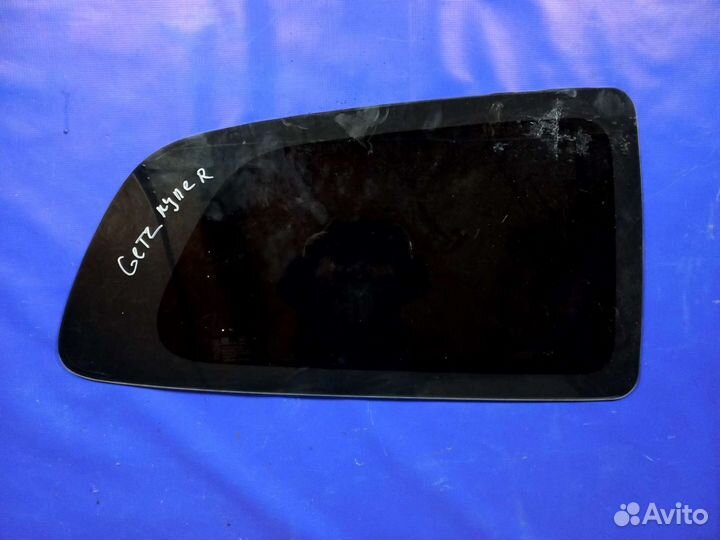 Стекло заднее форточка hyundai getz купе